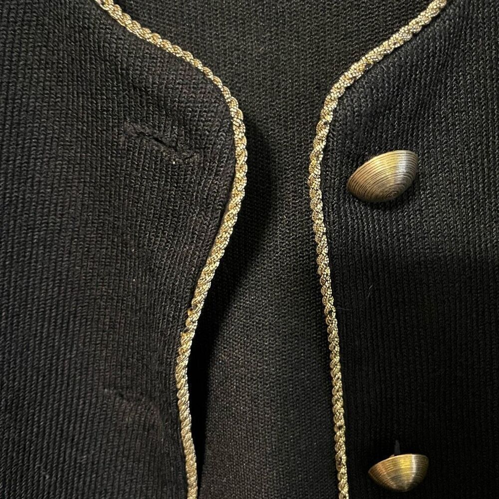 Women's Jeffrey & Dara By Linda Hutley Vintage 80's Cropped Jacket Sz 8 - Picture 4 of 10